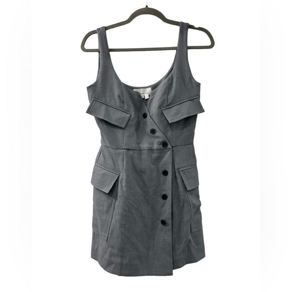 Anthropologie Re-Worked Blazer Romper Gray Size 0 - Picture 4 of 9